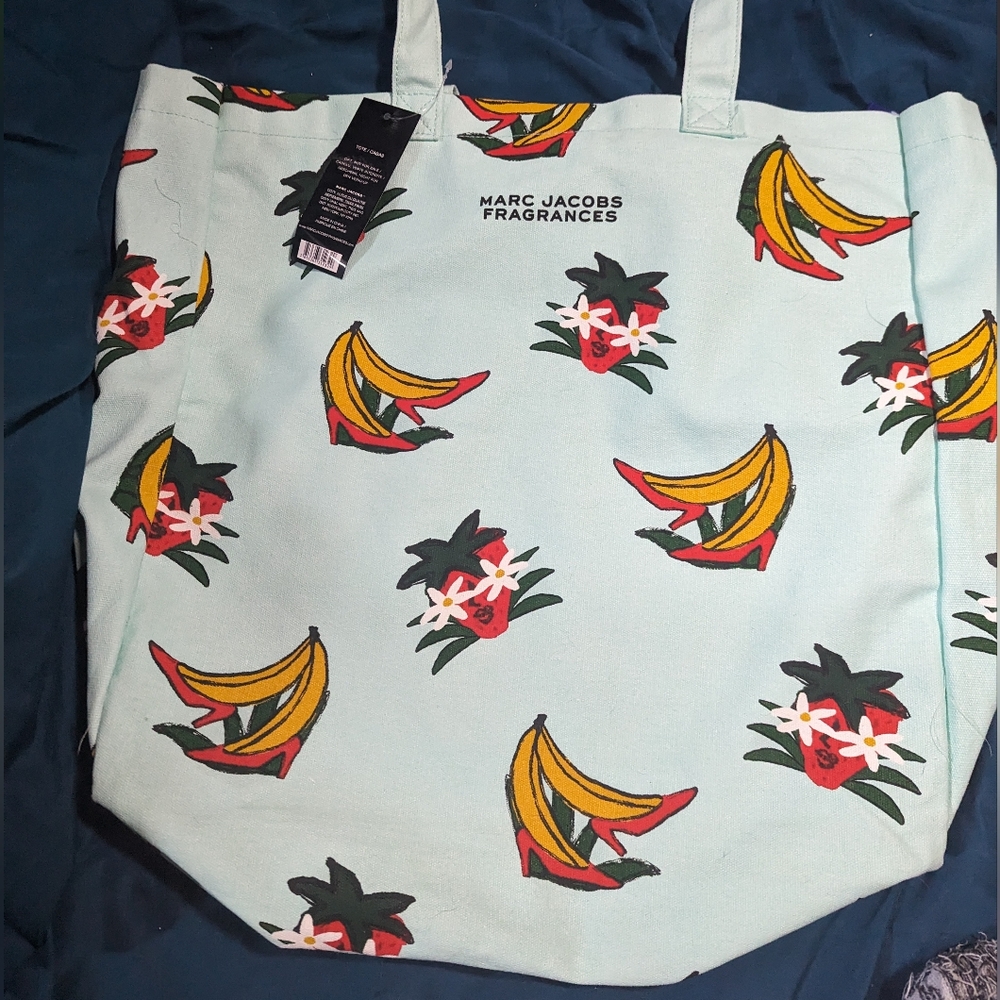 Marc Jacobs fragrance banana tote NWT